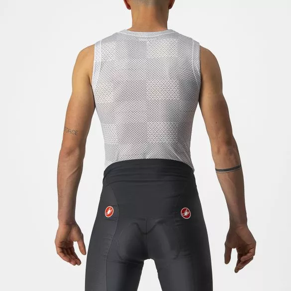 Castelli Pro Mesh BL Mouwloos Ondershirt Zilvergrijs Heren 4 Castelli Pro Mesh BL Mouwloos Ondershirt Zilvergrijs Heren - Afbeelding 2
