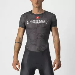 Castelli Pro Mesh BL Korte Mouw Ondershirt Zwart Heren