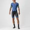 Castelli Free Sanremo 2 Trisuit Korte Mouwen Blauw Heren -Goedkope Sport Glans Winkel castelli sanremo 2 korte mouwen 8620092 417 01