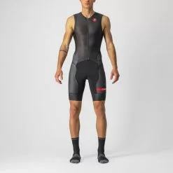 Castelli Free Sanremo 2 Trisuit Mouwloos Zwart Heren