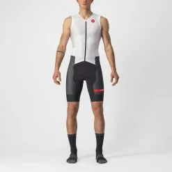 Castelli Free Sanremo 2 Trisuit Mouwloos Wit Heren