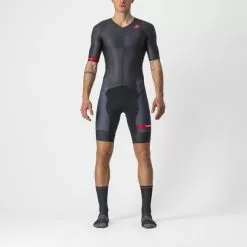Castelli Free Sanremo 2 Trisuit Korte Mouw Zwart Heren