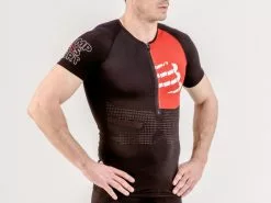 Compressport Postural Aero Korte Mouw Compressie Tri Top Zwart Heren -Goedkope Sport Glans Winkel compressport postural aero korte mouw compressie tri top zwart heren 04