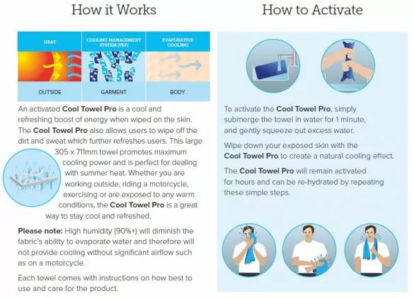 TechNiche KewlTowel Koelhanddoek Roze 4 TechNiche KewlTowel Koelhanddoek Roze - Afbeelding 2