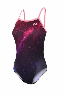 Zone3 Cosmic 2.0 Strap Back Badpak Zwart/paars Dames