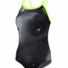 Zone3 Cosmic Bound Back Badpak Zwart/geel Dames -Goedkope Sport Glans Winkel cosmic bb front z3 web