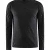 Craft Advanced Subz Wool 2 Lange Mouw Hardloopshirt Heren Zwart -Goedkope Sport Glans Winkel craft advanced subz wol ls zwart heren 1911332 999000 01