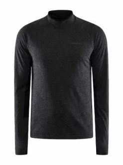 Craft Advanced Subz Wool 2 Lange Mouw Hardloopshirt Heren Zwart