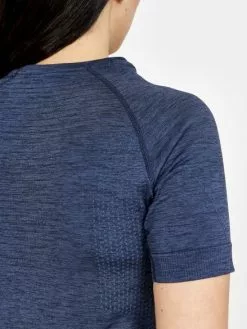 Craft CORE Dry Active Comfort Ondershirt Korte Mouw Blauw Dames -Goedkope Sport Glans Winkel craft baselayer dames core dry active comfort ss w 1911677 396000 05