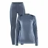 Craft Core Dry Thermo Onderkleding Set Blauw Dames -Goedkope Sport Glans Winkel craft baselayer dames core dry baselayer set 1909706 362698 01
