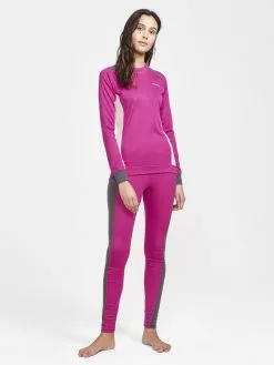 Craft Core Dry Thermo Onderkleding Set Roze Dames 14 Craft Core Dry Thermo Onderkleding Set Roze Dames -Goedkope Sport Glans Winkel craft baselayer dames core dry baselayer set 1909706 486985 04