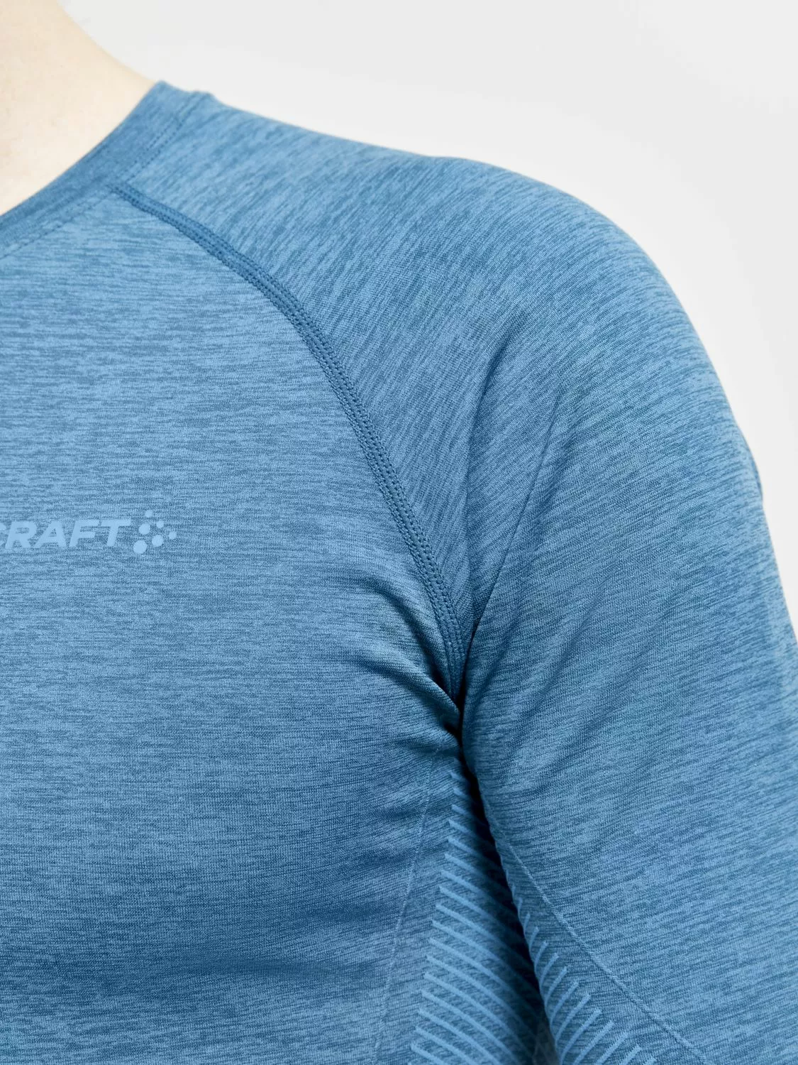 Craft Core Dry Active Comfort Shirt Lange Mouw Blauw Heren 8 Craft Core Dry Active Comfort Shirt Lange Mouw Blauw Heren - Afbeelding 6