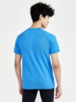 Craft Core Dry Active Comfort Ondershirt Korte Mouw Blauw Heren -Goedkope Sport Glans Winkel craft baselayer heren core dry active comfort ss m 1911678 340000 03