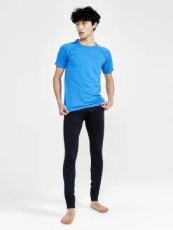 Craft Core Dry Active Comfort Ondershirt Korte Mouw Blauw Heren -Goedkope Sport Glans Winkel craft baselayer heren core dry active comfort ss m 1911678 340000 04