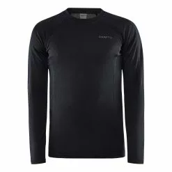 Craft Core Warm Baselayer Shirt Lange Mouw Zwart Heren