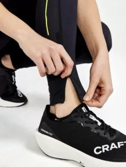 Craft PRO Hypervent Tights Hardloopbroek Zwart Dames -Goedkope Sport Glans Winkel craft broek dames pro hypervent tights w 1910436 999000 06