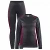 Craft Core Dry Thermo Onderkleding Set Grijs Dames -Goedkope Sport Glans Winkel craft core dry baselayer set dames