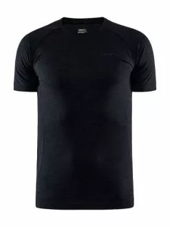 Craft Core Dry Active Comfort Korte Mouw Ondershirt Zwart Heren