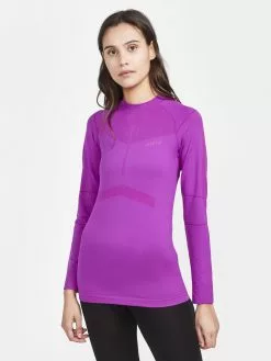 Craft Active Intensity CN Ondershirt Lange Mouw Roze Dames -Goedkope Sport Glans Winkel craft dames baselayer active intensity cn ls 1907937 781486 02