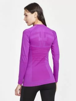 Craft Active Intensity CN Ondershirt Lange Mouw Roze Dames -Goedkope Sport Glans Winkel craft dames baselayer active intensity cn ls 1907937 781486 03