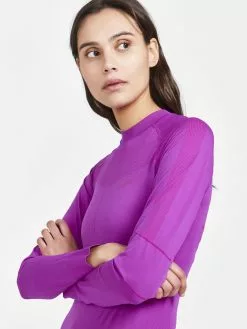Craft Active Intensity CN Ondershirt Lange Mouw Roze Dames -Goedkope Sport Glans Winkel craft dames baselayer active intensity cn ls 1907937 781486 06