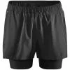 Craft Advanced Essence 2-in-1 Stretch Short Zwart Heren -Goedkope Sport Glans Winkel craft essence 2 in 1 stretch short zwart heren 1908764 999000