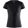 Craft Essence Slim Hardloopshirt SS Zwart Dames -Goedkope Sport Glans Winkel craft essence hardloopshirt dames zwart 1908767 999000