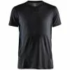 Craft Essence Slim Hardloopshirt SS Zwart Heren -Goedkope Sport Glans Winkel craft essence hardloopshirt heren zwart 1908753 999000