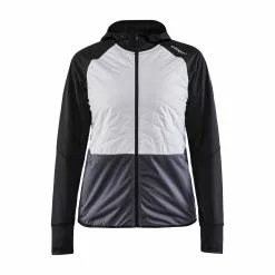 Craft Advanced Warm Tech Fietsjack Zwart/grijs Dames