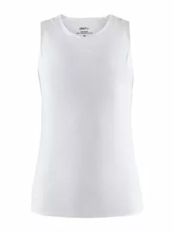 Craft Pro Dry Nanoweight Mouwloos Ondershirt Wit Dames
