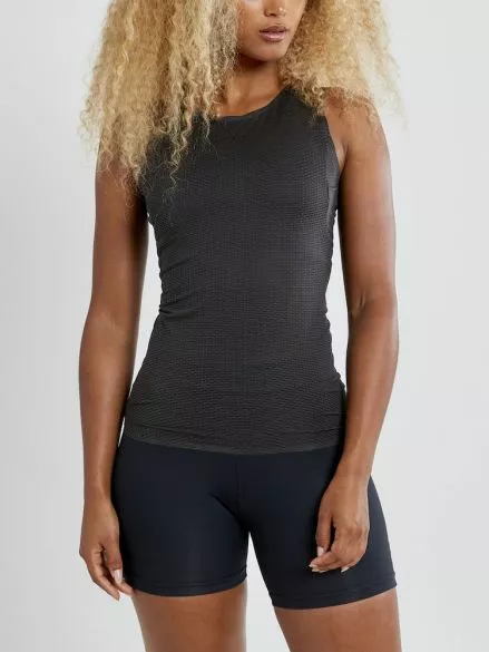 Craft Pro Dry Nanoweight Mouwloos Ondershirt Zwart Dames 4 Craft Pro Dry Nanoweight Mouwloos Ondershirt Zwart Dames - Afbeelding 2