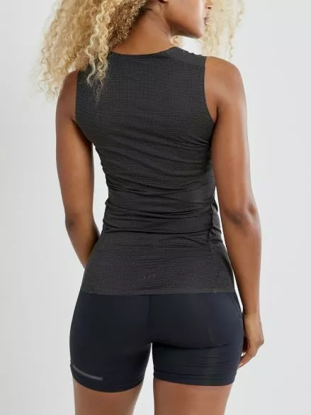 Craft Pro Dry Nanoweight Mouwloos Ondershirt Zwart Dames 5 Craft Pro Dry Nanoweight Mouwloos Ondershirt Zwart Dames - Afbeelding 3