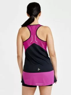 Craft PRO Hypervent Singlet Shirt Mouwloos Zwart/roze Dames 11 Craft PRO Hypervent Singlet Shirt Mouwloos Zwart/roze Dames -Goedkope Sport Glans Winkel craft shirt dames pro hypervent singlet w 1910435 999486 03