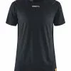 Craft PRO Hypervent Shirt Zwart Dames -Goedkope Sport Glans Winkel craft shirt dames zwart 01