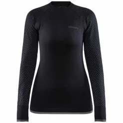 Craft Advanced Warm Fuseknit Intensity Ondershirt Lange Mouw Zwart Dames