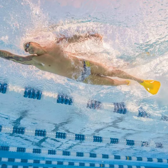 Finis Edge Fin Zwemvinnen Geel 6 Finis Edge Fin Zwemvinnen Geel - Afbeelding 4