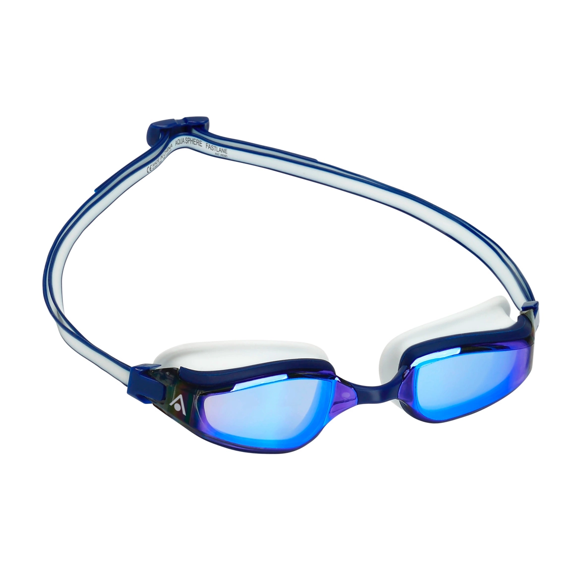 Aqua Sphere Fastlane Spiegellens Zwembril Blauw/wit 3 Aqua Sphere Fastlane Spiegellens Zwembril Blauw/wit