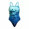 Funkita Shark Bay Single Strap Badpak Meisjes -Goedkope Sport Glans Winkel fks044l shark bay