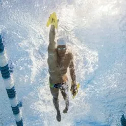 Finis Freestyler Handpeddels Geel -Goedkope Sport Glans Winkel freestyler paddle yellow 3