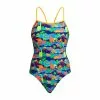 Funkita Big Bronto Single Strap Badpak Dames -Goedkope Sport Glans Winkel fs15l big bronto