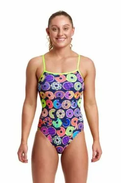 Funkita Dunkin Donuts Single Strap Badpak Dames