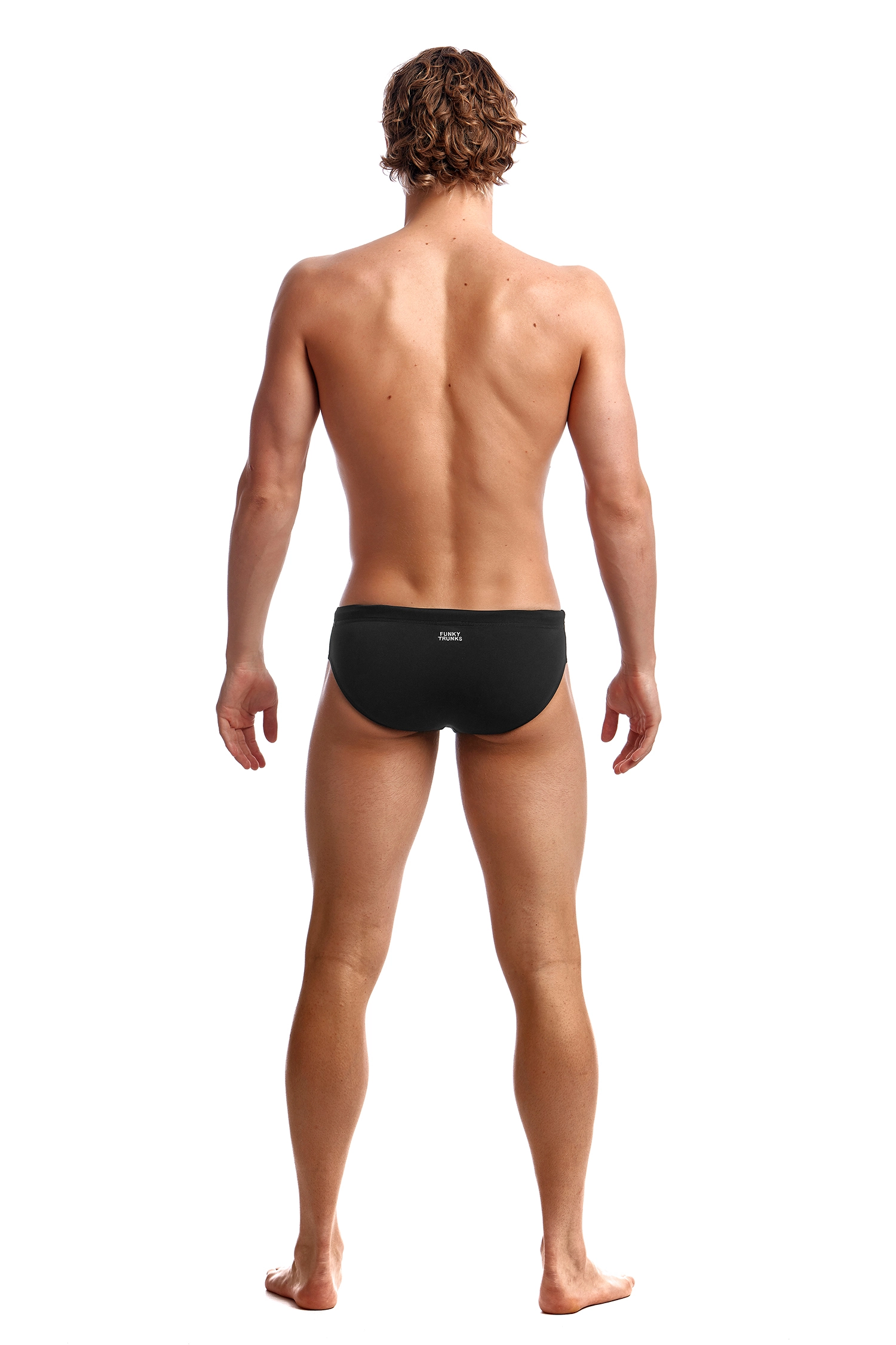 Funky Trunks Still Black Classic Brief Zwembroek Heren 4 Funky Trunks Still Black Classic Brief Zwembroek Heren - Afbeelding 2