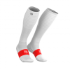 Compressport Full Socks Oxygen Compressiesokken Wit -Goedkope Sport Glans Winkel full socks oxygen white