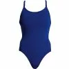 Funkita Still Ocean Diamond Back Badpak Dames -Goedkope Sport Glans Winkel funkita badpak still ocean dames blauw 01