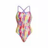 Funkita Splat Stat Strapped In Badpak Dames -Goedkope Sport Glans Winkel funkita ladies fs38l splat stat web