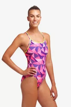 Funkita Little Pinky Diamond Back Badpak Dames 11 Funkita Little Pinky Diamond Back Badpak Dames -Goedkope Sport Glans Winkel funkita live wire diamond back dames fs11l little pinky 04