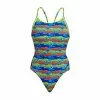 Funkita No Cheating Diamond Back Badpak Dames -Goedkope Sport Glans Winkel funkita zwemkleding dames diamond back badpak fks033l no cheating 001