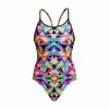 Funkita Crystal Eyes Diamond Back Badpak Dames -Goedkope Sport Glans Winkel funkita zwemkleding dames diamond back badpak fs11l crystal eyes