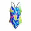 Funkita Pablo's Pizza Diamond Back Badpak Dames -Goedkope Sport Glans Winkel funkita zwemkleding dames diamond back badpak fs11l pablos pizza