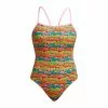 Funkita Lying Cheet Single Strap Badpak Dames -Goedkope Sport Glans Winkel funkita zwemkleding dames single strap fks030l lying cheet 001